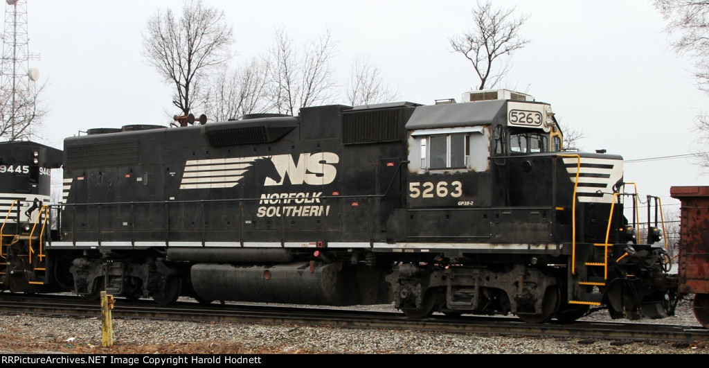 NS 5263 has had extensive cab repairs